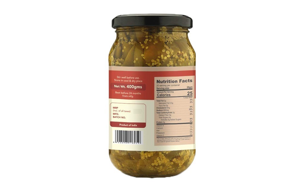 Pursuit Chili Pickle (Hot Pickle)   Glass Jar  400 grams